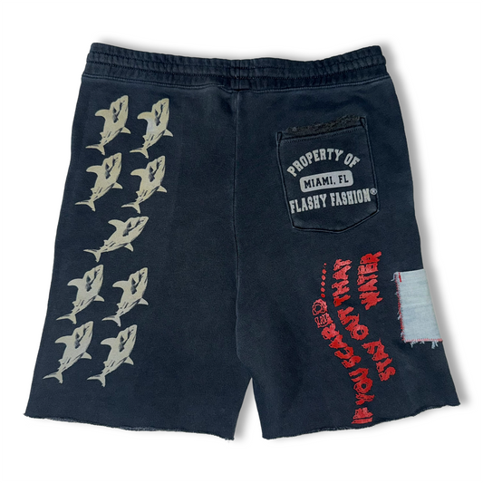 FF305 Archive: Shark Frenzy Reconstructed Shorts