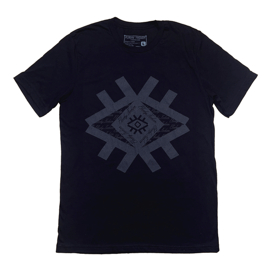 Faded Black Sueded FF Eye Premium T-Shirt