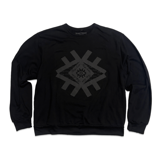 Faded Black Sueded FF Eye Premium Sweatshirt
