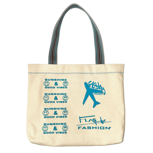 Flashy Lab: Tourist Tote 001 - Sunshine & Good Vibes