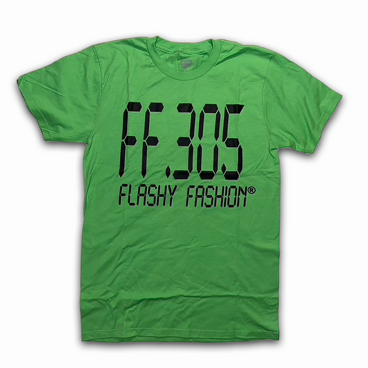 FF305 Digital Lime Green  T-shirt