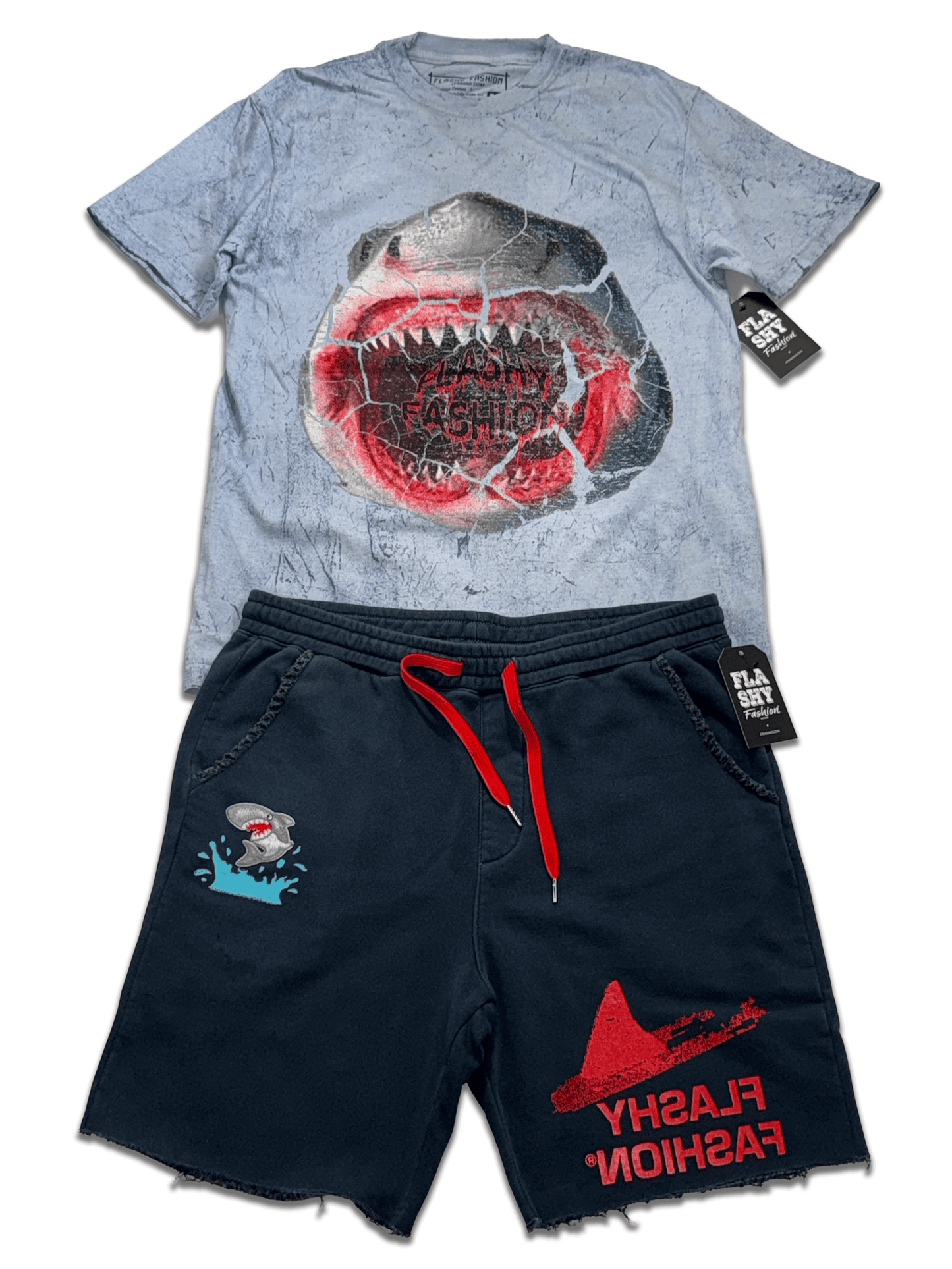 Shark Frenzy Fleece Shorts