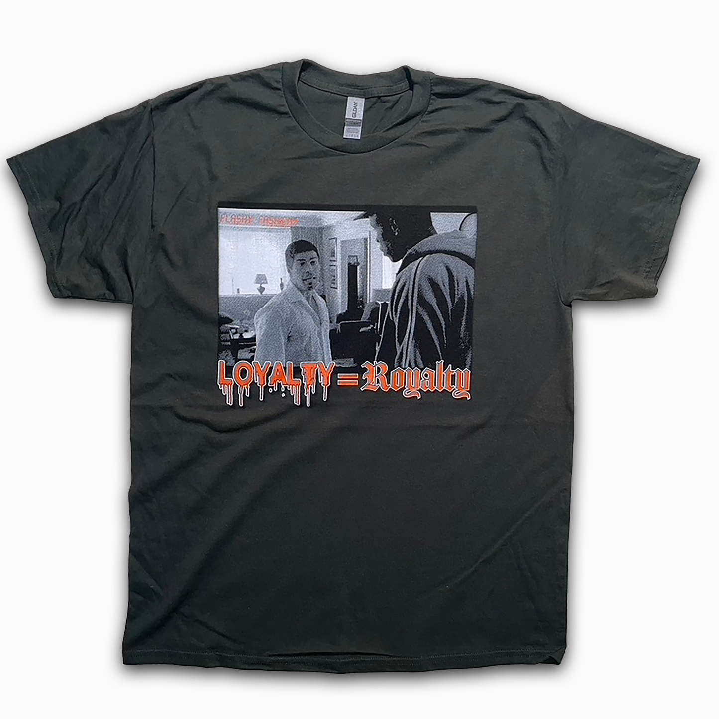 Loyalty = Royalty Forest Green/Orange T-Shirt