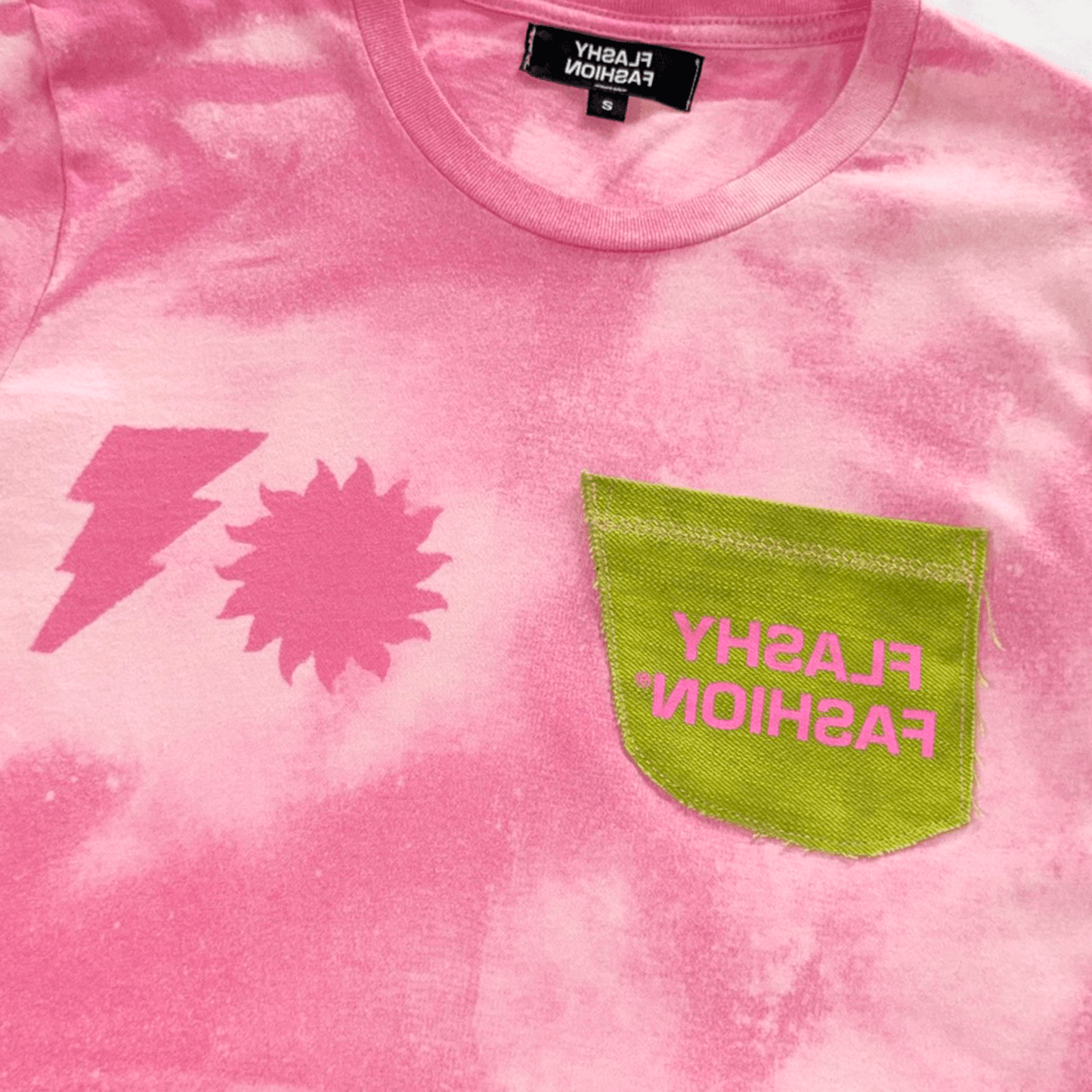 Flashy Lab 001: Pink Lily Ladies’ Crop Tee