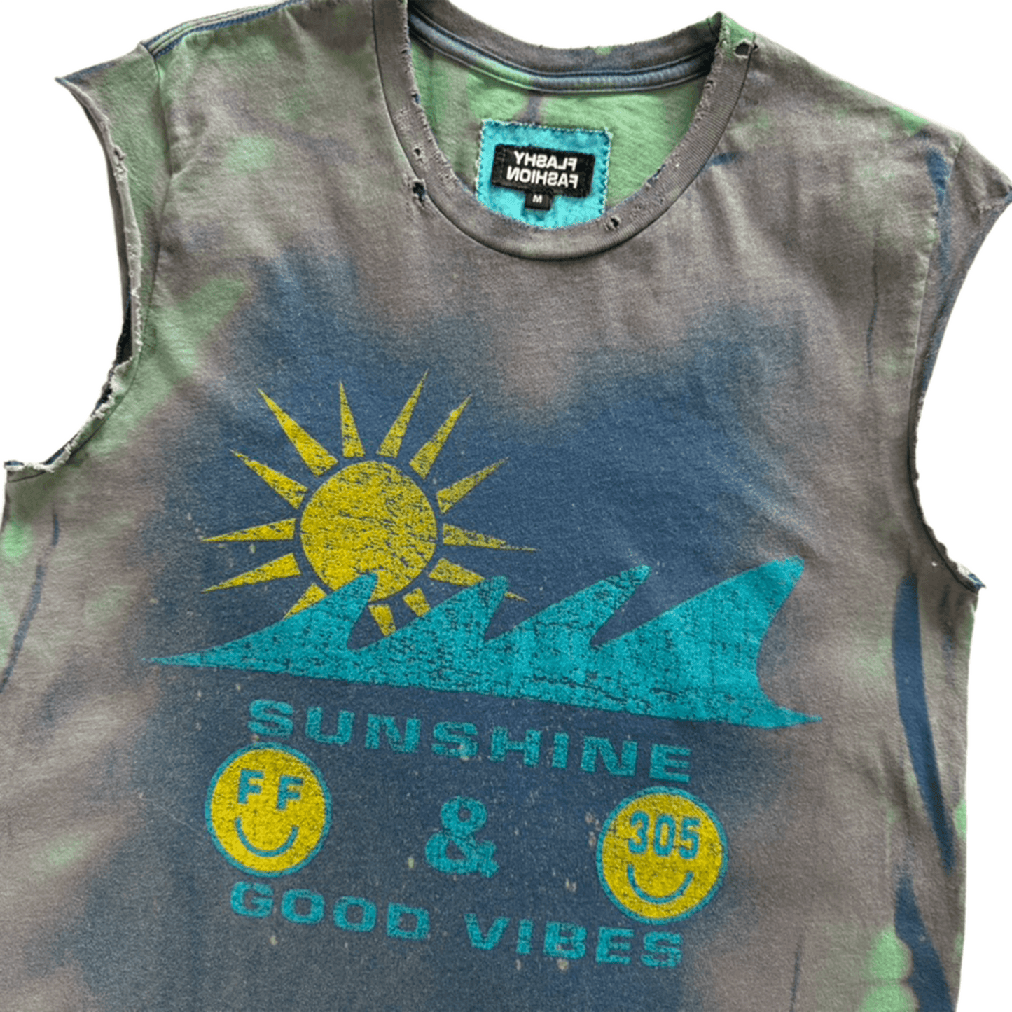 Flashy Lab: Sunshine & Good Vibes Chaos Muscle Tee