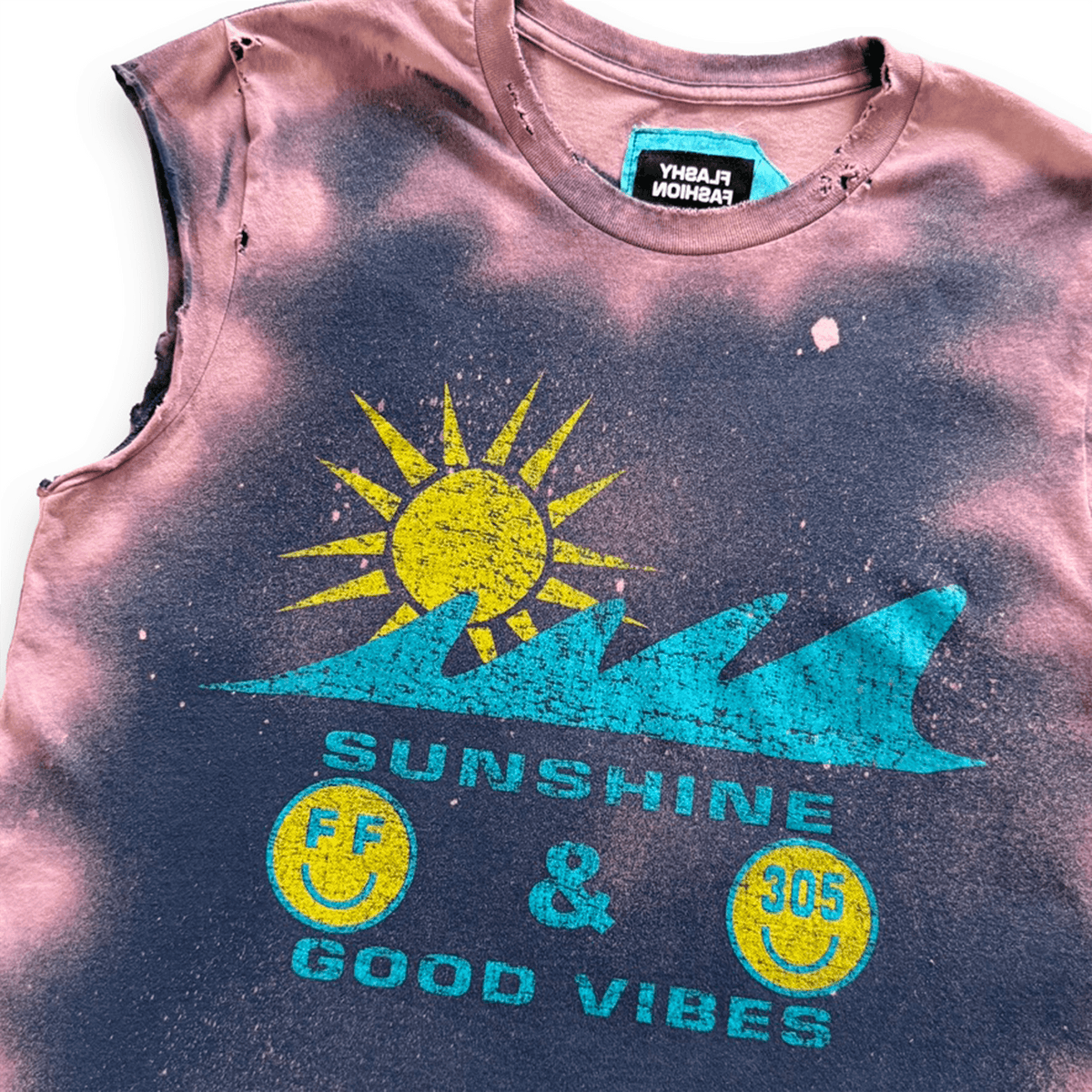 Flashy Lab: Sunshine & Good Vibes Chaos Muscle Tee SLE