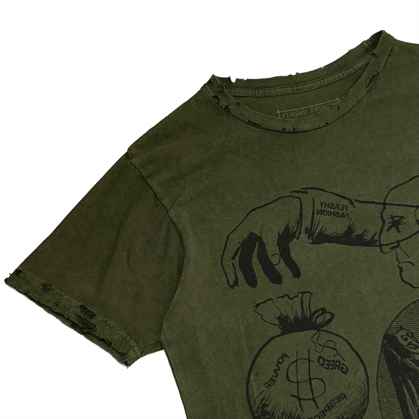 WTC?! Old Money Green Vintage T-Shirt