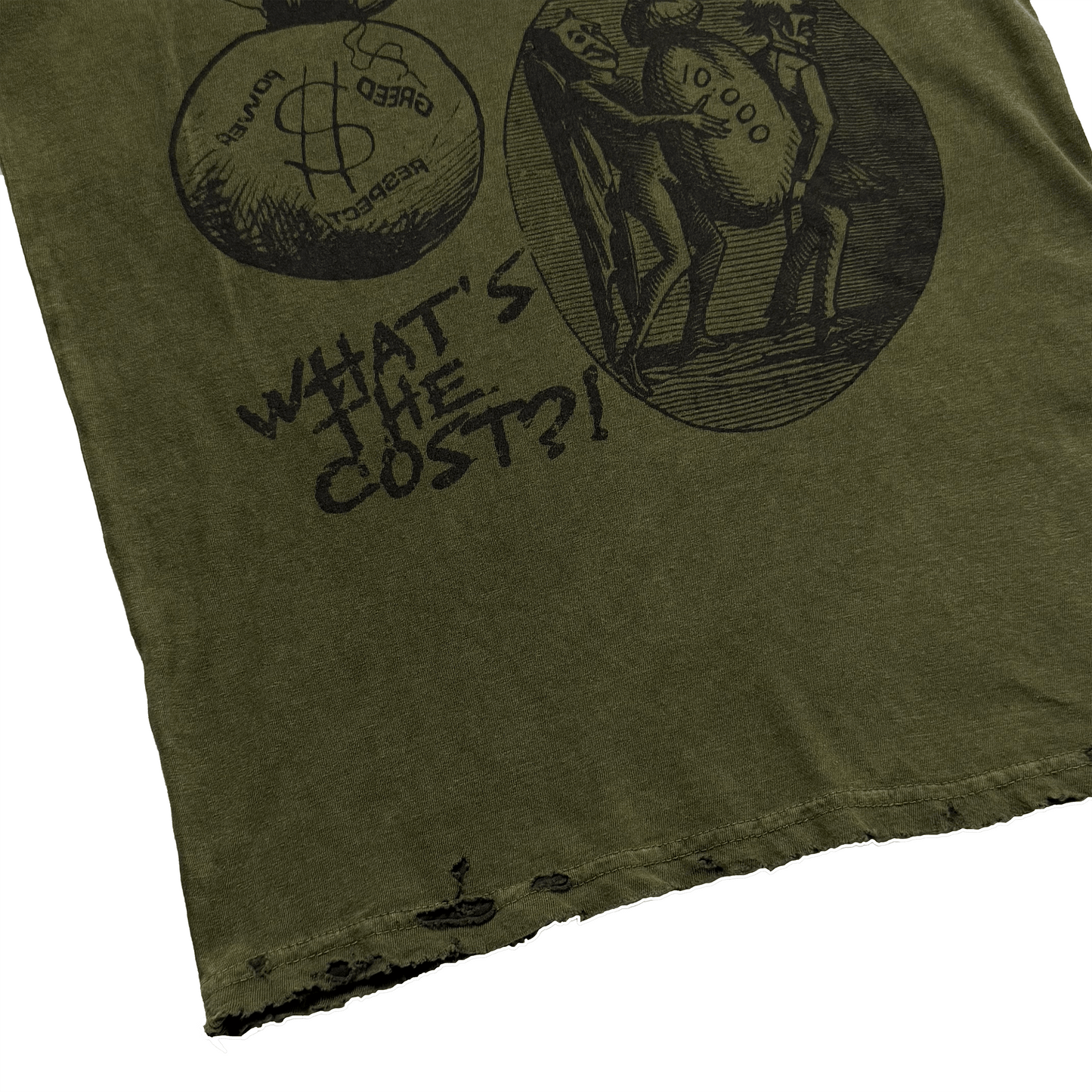 WTC?! Old Money Green Vintage T-Shirt