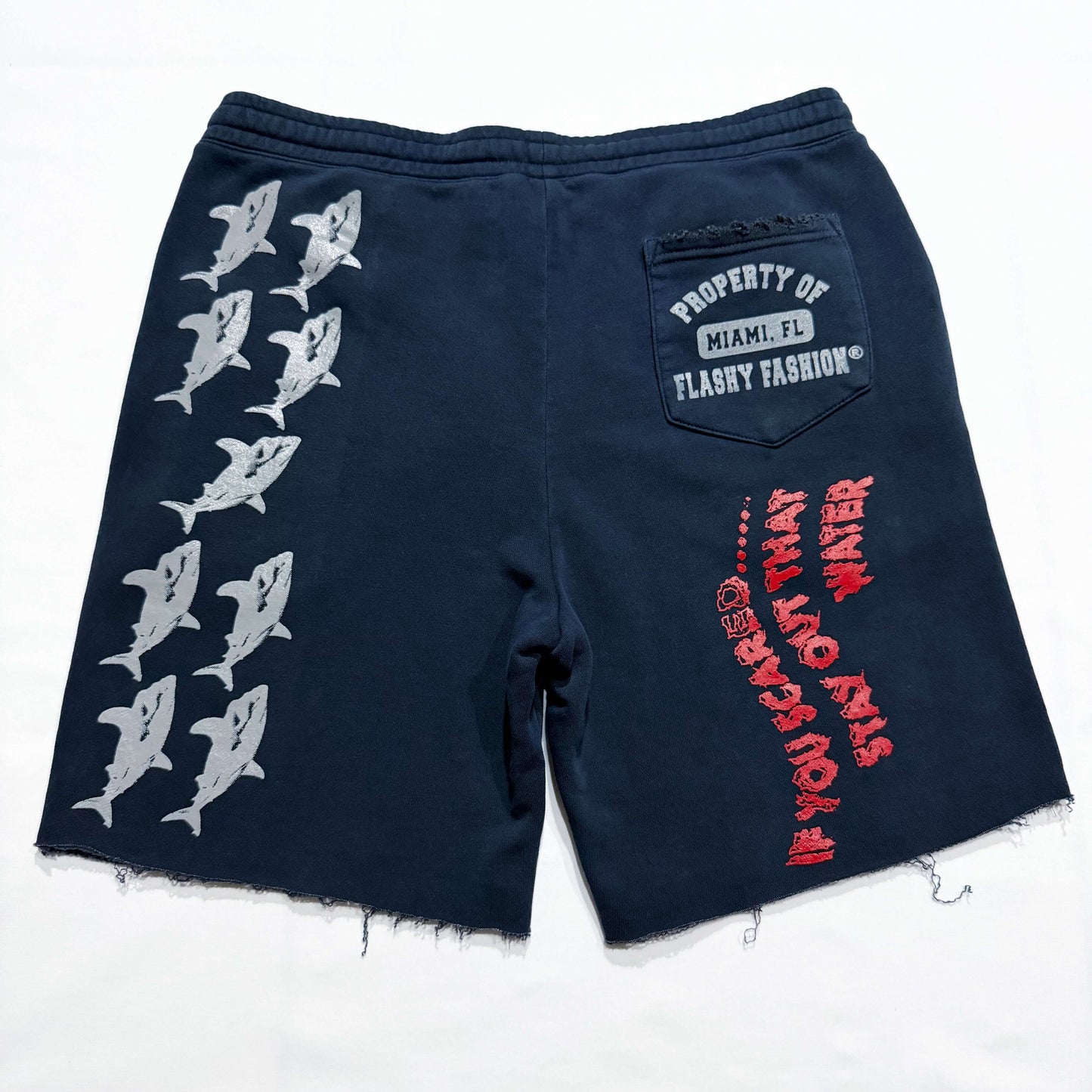 Shark Frenzy Fleece Shorts