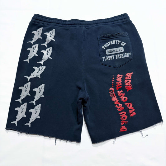 Shark Frenzy Fleece Shorts