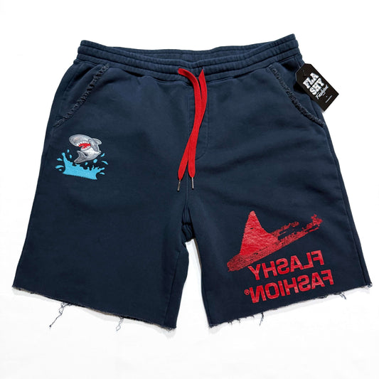 Shark Frenzy Fleece Shorts