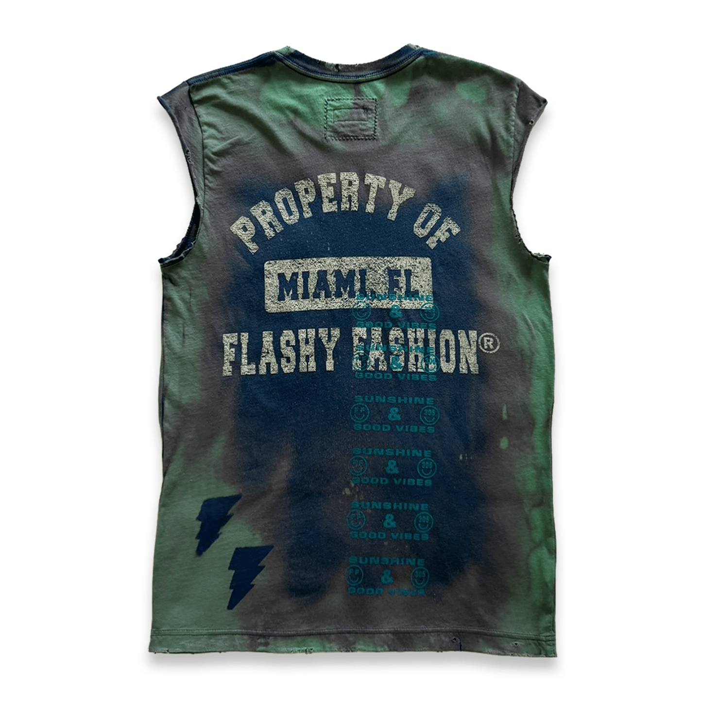 Flashy Lab: Sunshine & Good Vibes Chaos Muscle Tee