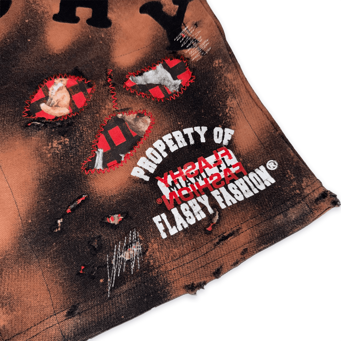Flashy Lab: In the Wild Reconstructed Gym Shorts