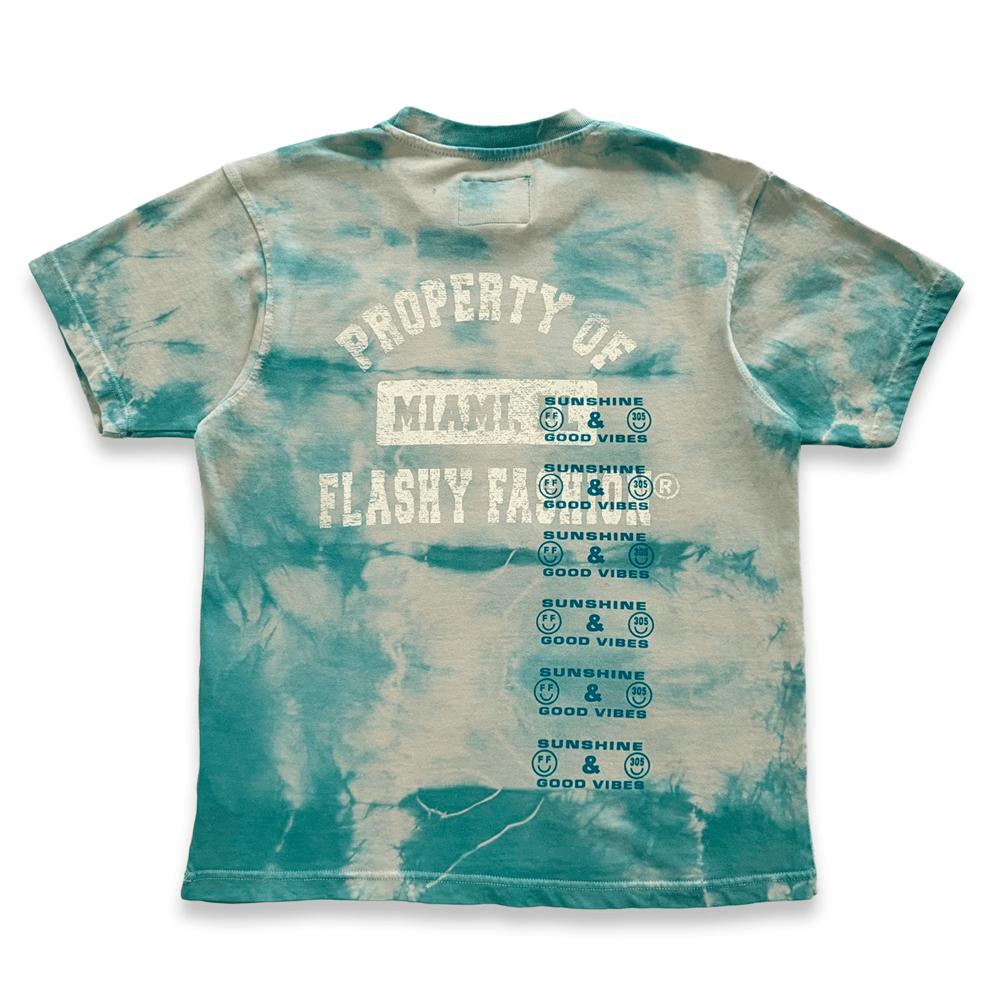 Flashy Lab: Sunshine & Good Vibes Premium Tie Dye Tee